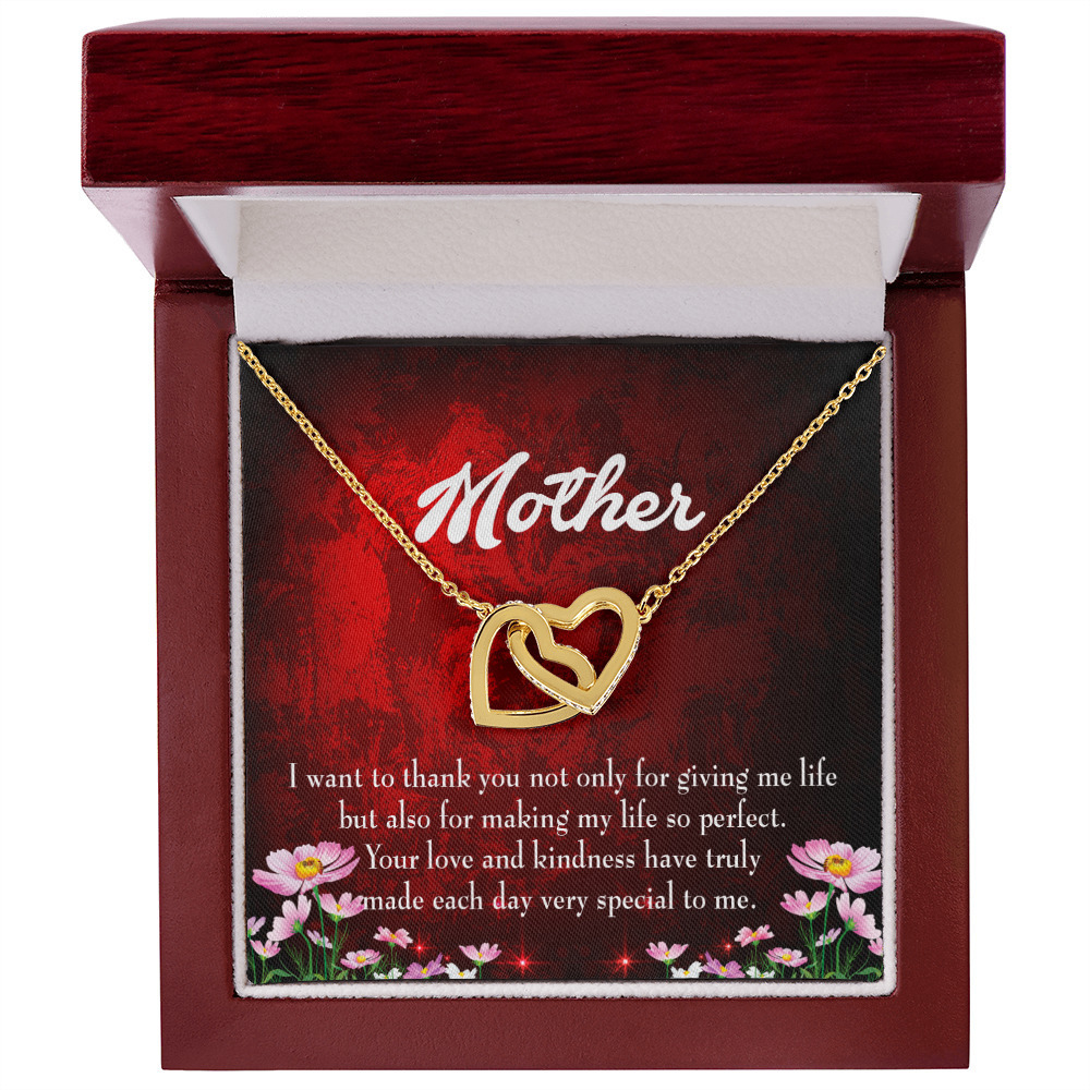 To Mom Thank You For Your Love and KindnessInseparable Necklace
